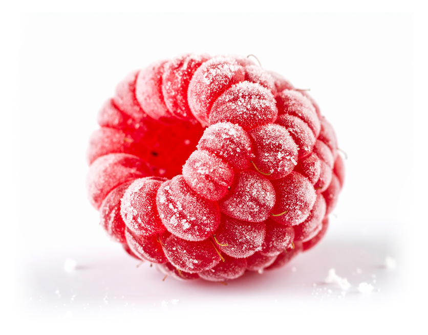 _Firefly_uma única fruta framboesa congelada fundo branco 965432.png
